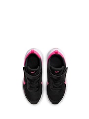Nike Black/Pink Junior Revolution 7 Trainers - Image 8 of 12