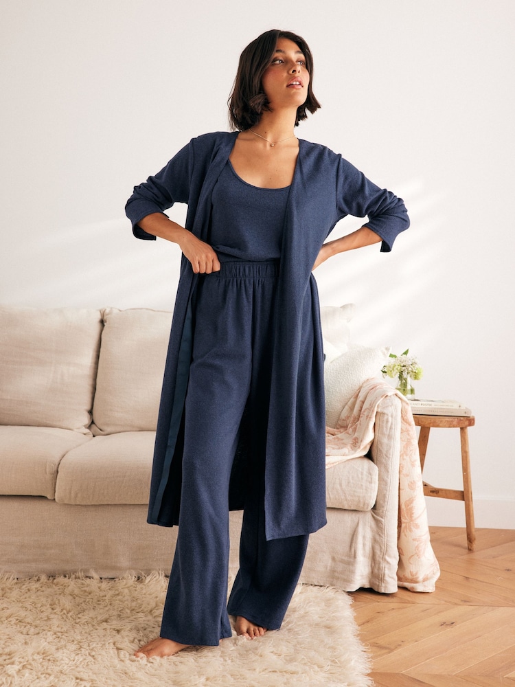 Laura Ashley Navy Longline Lounge Cardigan - Image 1 of 7