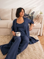Laura Ashley Navy Longline Lounge Cardigan - Image 3 of 7