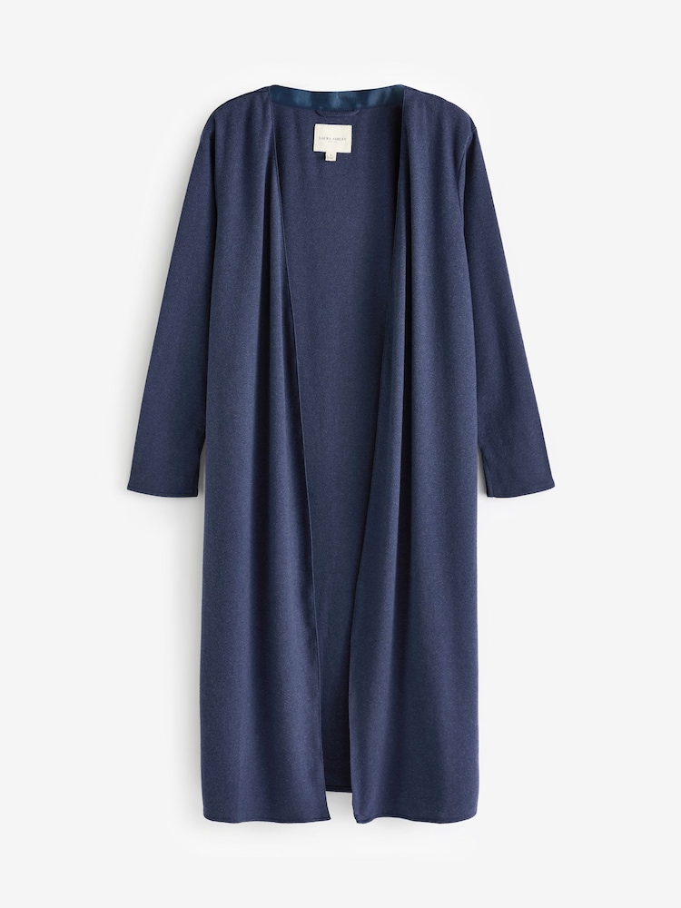 Laura Ashley Navy Longline Lounge Cardigan - Image 1 of 2