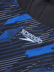 Speedo Black Womens HyperBoom Placement Muscleback Swimsuit - Image 13 of 13