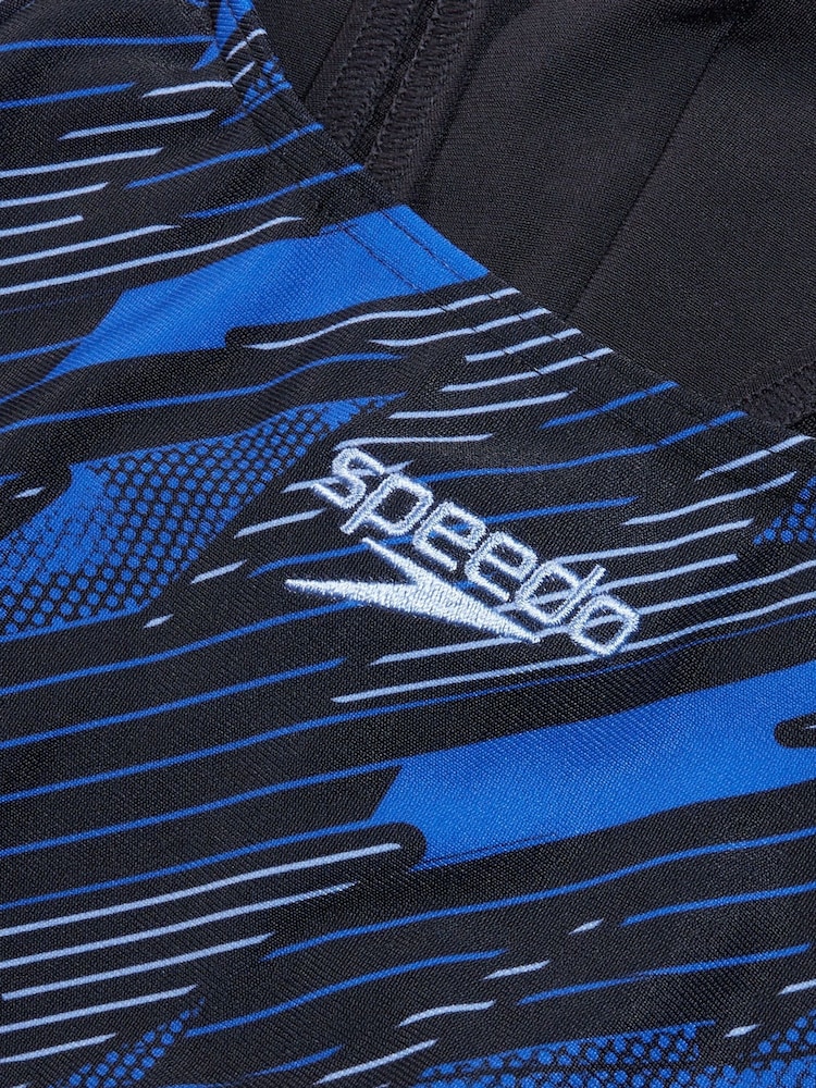 Speedo Black Womens HyperBoom Placement Muscleback Swimsuit - Image 13 of 13