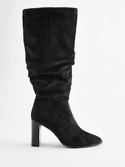 Schwarz - Forever Comfort® Kniehohe, lässige Stiefel mit Absatz - Bild 4 von 7