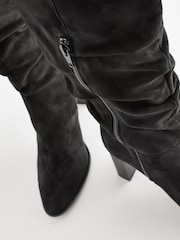 Schwarz - Forever Comfort® Kniehohe, lässige Stiefel mit Absatz - Bild 5 von 7
