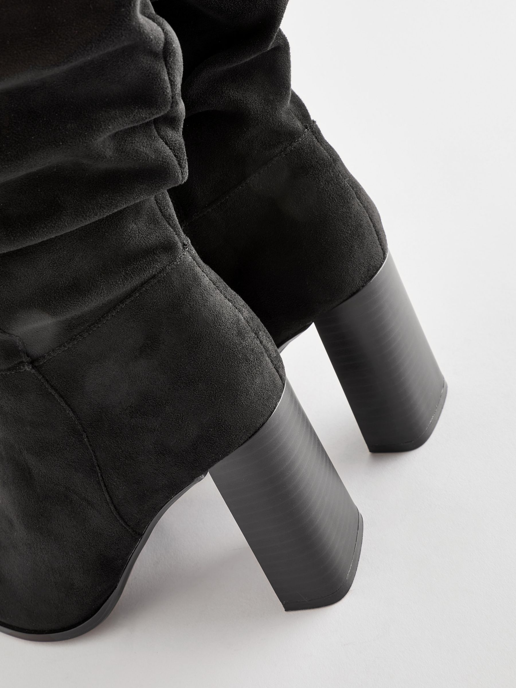 Next black slouch boots on sale