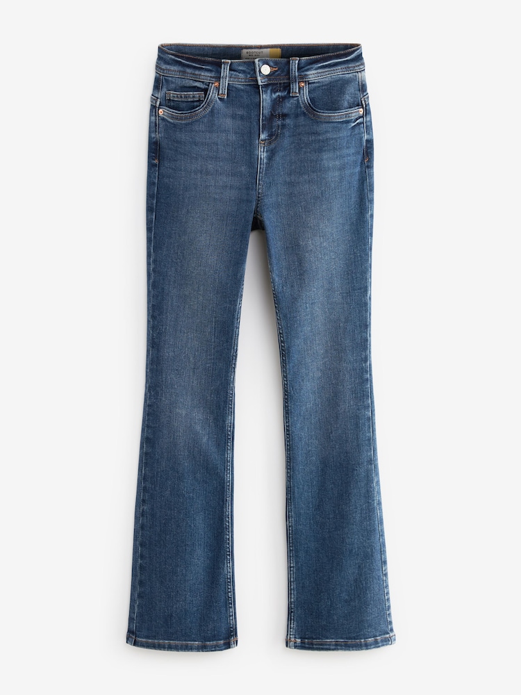 Dark Blue Supersoft Bootcut Jeans - Image 5 of 6