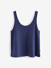 Laura Ashley Navy Lounge Knit Vest Top - Image 7 of 8