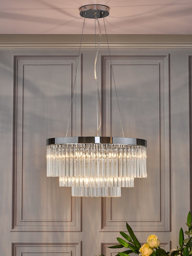 Dar Lighting Clear Giovana 5 Light Ceiling Light Pendant - Image 1 of 4