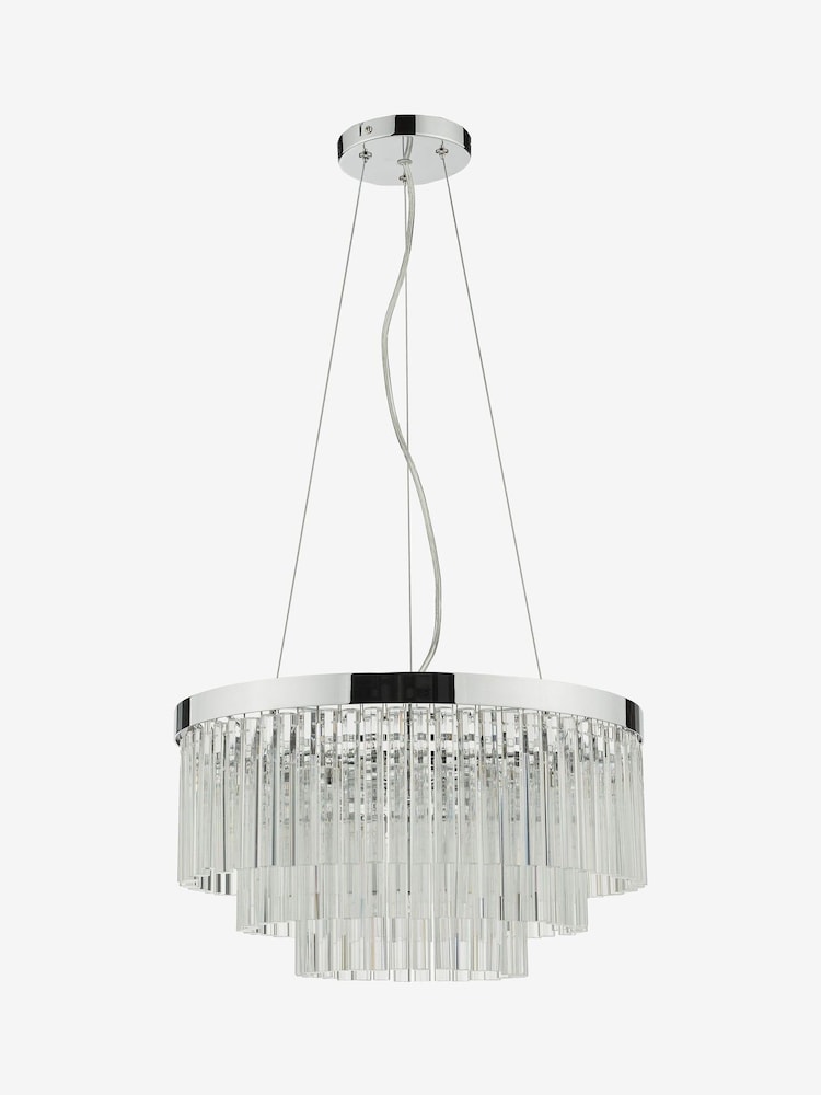 Dar Lighting Clear Giovana 5 Light Ceiling Light Pendant - Image 2 of 4