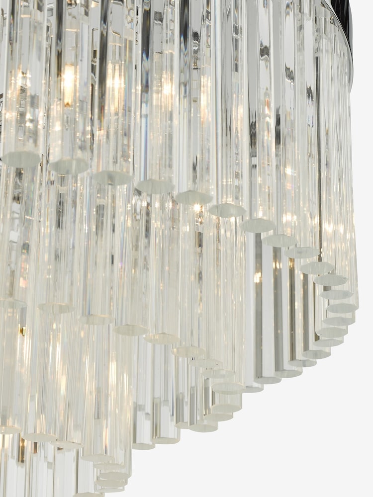 Dar Lighting Clear Giovana 5 Light Ceiling Light Pendant - Image 4 of 4