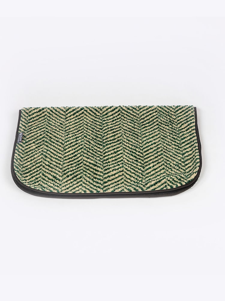 Danish Designs Green Fleece Herringbone Pet Blanket - Image 1 of 4