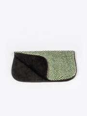Danish Designs Green Fleece Herringbone Pet Blanket - Image 2 of 4