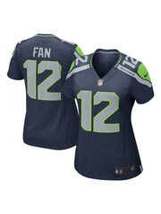 Nike Blue NFL Seattle Seahawks Home Game Jersey - Fan 12 Womens - Image 1 of 1