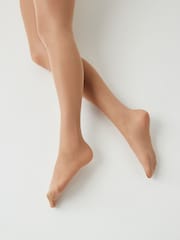 Natural Tan 20 Denier Sheer Gloss Tights 3 Pack - Image 4 of 4