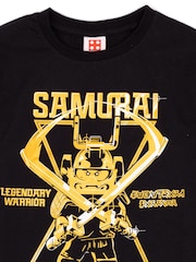 Vanilla Underground Black Lego Ninjago Boys Licensed Long Sleeved 100% Cotton T-Shirt - Image 3 of 5