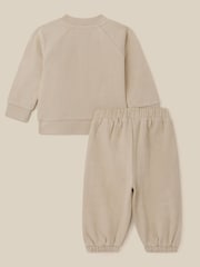 Monsoon Newborn Penguin Cotton Sweatshirt & Joggers Set - صورة 2 من 3