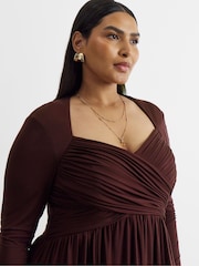Joanna Hope Joanna Hope Draped Bodice Jersey Midi Dress - Bilde 3 av 4