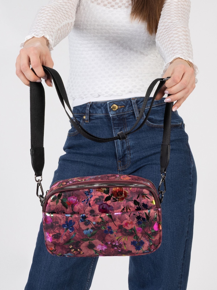 Rieker Black Zipper Shoulder Bag - Image 1 of 8