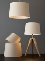 Natural Lamp Shade Ceiling Light - Image 1 of 4