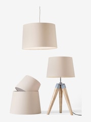 Natural Lamp Shade Ceiling Light - Image 2 of 4