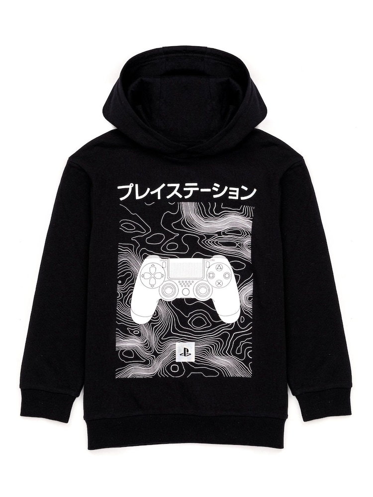 Vanilla Underground Black Playstation Boys Licensed Hoodie - Image 1 of 5