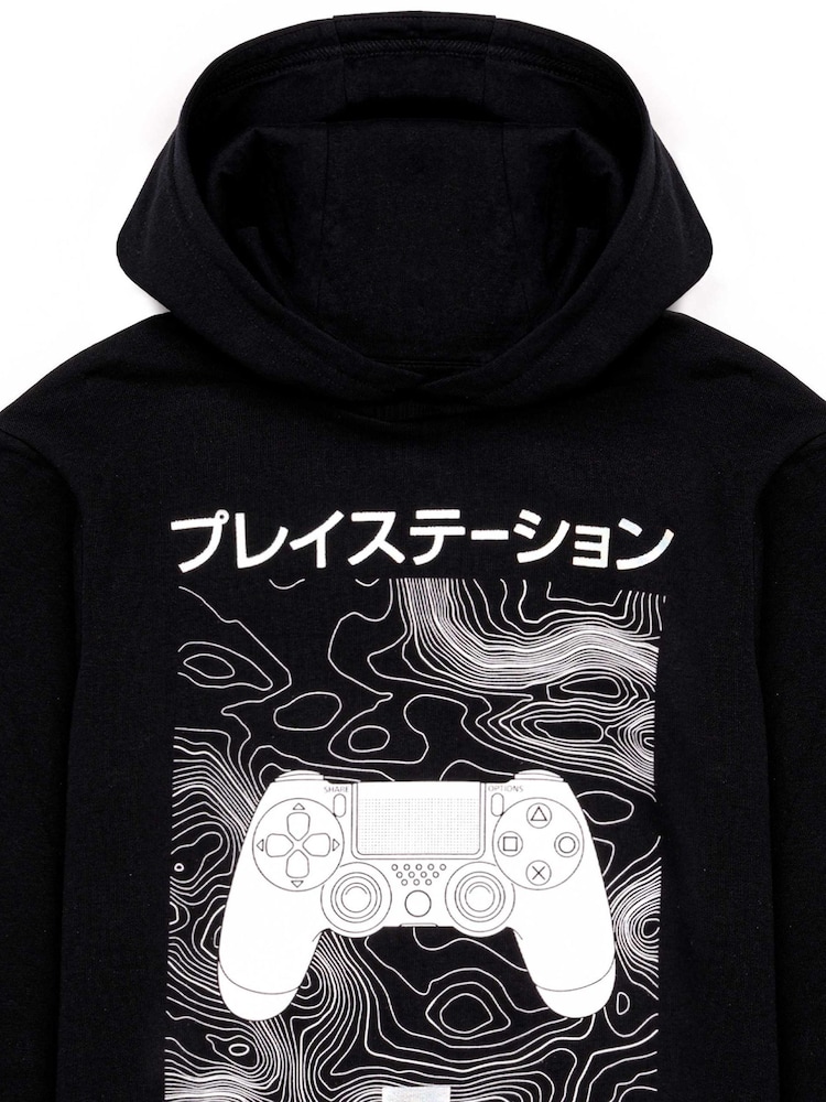 Vanilla Underground Black Playstation Boys Licensed Hoodie - Image 2 of 5