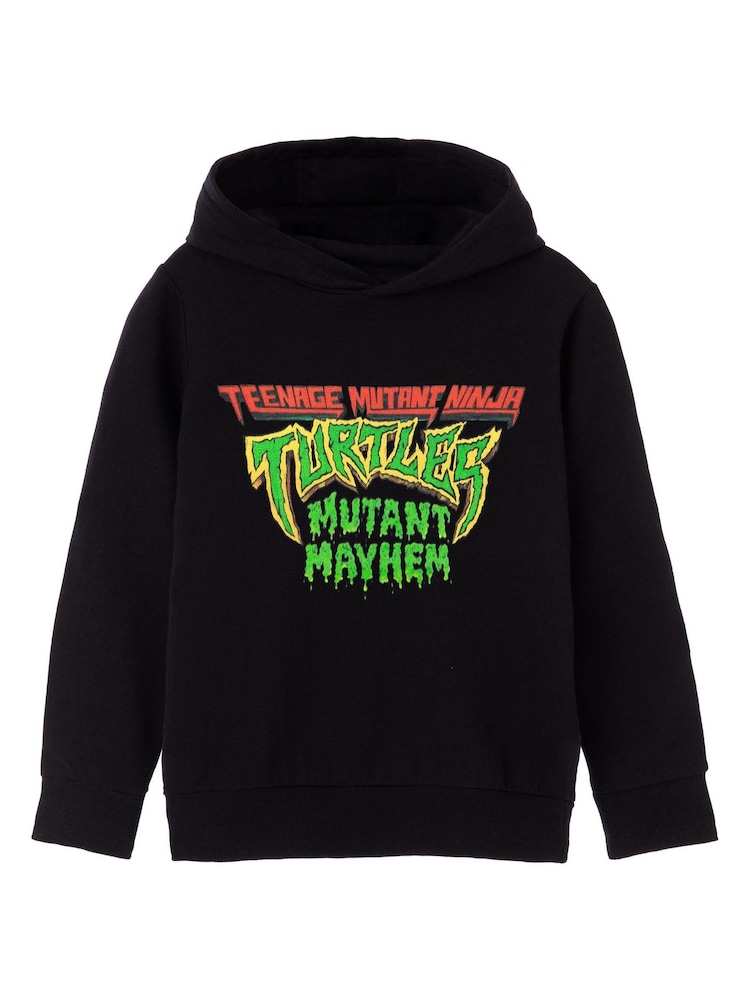Vanilla Underground Black Teenage Mutant Ninja Turtles Boys Licensed 100% Cotton Hoodie - Image 1 of 4
