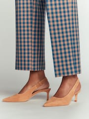 Boden Nude Hope Slingback Kitten Heels - Image 1 of 5
