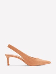 Boden Nude Hope Slingback Kitten Heels - Image 2 of 5