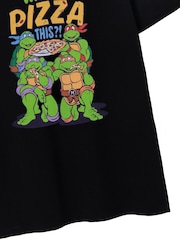Vanilla Underground Black Teenage Mutant Ninja Turtles Mens Licensed 100% Cotton T-Shirt - Image 4 of 7