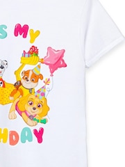 Vanilla Underground White Paw Patrol Kids Licensed Birthday 100% Cotton T-Shirt - Image 5 of 5