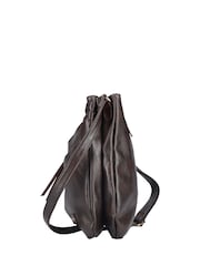 Rieker Brown Zipper Shoulder Bag - Image 6 of 7