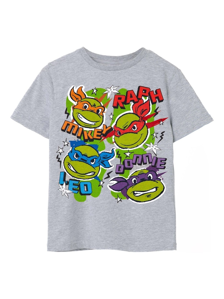 Vanilla Underground Grey Teenage Mutant Ninja Turtles Boys Licensed T-Shirt - Image 1 of 5 Vanilla Underground Grey Teenage Mutant Ninja Turtles Boys Licensed T-Shirt - Image 1 of 5