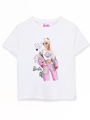 Vanilla Underground White Barbie Girls Licensed 100% Cotton T-Shirt - Image 1 of 5