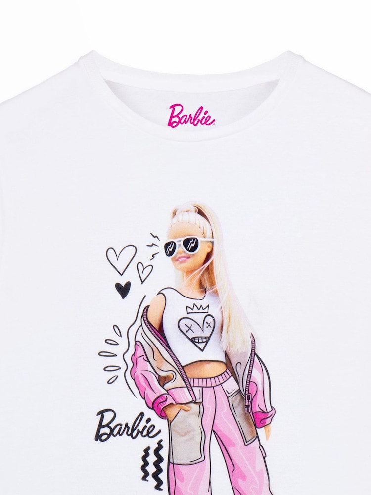 Vanilla Underground White Barbie Girls Licensed 100% Cotton T-Shirt - Image 2 of 5