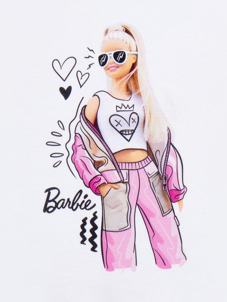Vanilla Underground White Barbie Girls Licensed 100% Cotton T-Shirt - Image 5 of 5