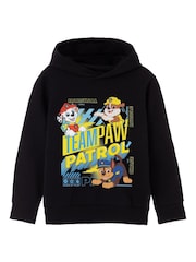 Vanilla Underground Black Paw Patrol Boys Licensed 100% Cotton Hoodie - Image 1 of 5