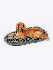 Danish Designs Charcoal Fleece Arrows Quilted Mattress Dog Bed - Image 1 of 4