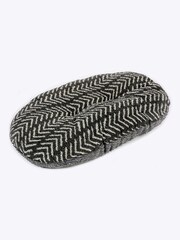 Danish Designs Charcoal Fleece Arrows Quilted Mattress Dog Bed - Image 2 of 4