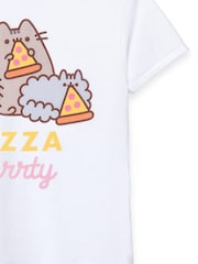 Vanilla Underground White Pusheen Girls Pusheen Licensed 100% Cotton T-Shirt - Image 3 of 5