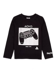 Vanilla Underground Black Playstation Boys Licensed Long Leg Pyjamas Set - Image 2 of 5