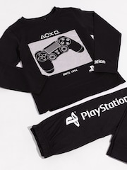 Vanilla Underground Black Playstation Boys Licensed Long Leg Pyjamas Set - Image 4 of 5