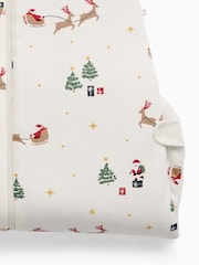 MORI Cream Supersoft Chirstmas Sleigh Front Opening Sleeping Bag 2.5 TOG - Image 3 of 4