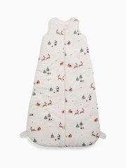 MORI Cream Supersoft Chirstmas Sleigh Front Opening Sleeping Bag 2.5 TOG - Image 4 of 4