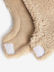 Creme - Kopfbedeckung aus Sherpa-Fleece (3 Monate bis 6 Jahre) - Bild 4 von 4