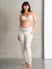 Seraphine Maternity & Nursing Ultra-Soft White Loungewear Set - Image 5 of 6
