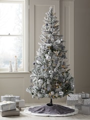 50 Pack Silver Shatterproof Christmas Baubles - Image 1 of 4