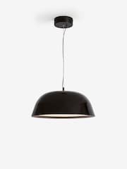 Jasper Conran London Black Domed Pendant With Diffuser - Image 5 of 5