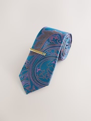 Blue Design Tie Clip - Image 1 of 3