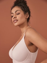 Light Pink DD+ Light pad Non Wire Lounge Bra - Image 2 of 6